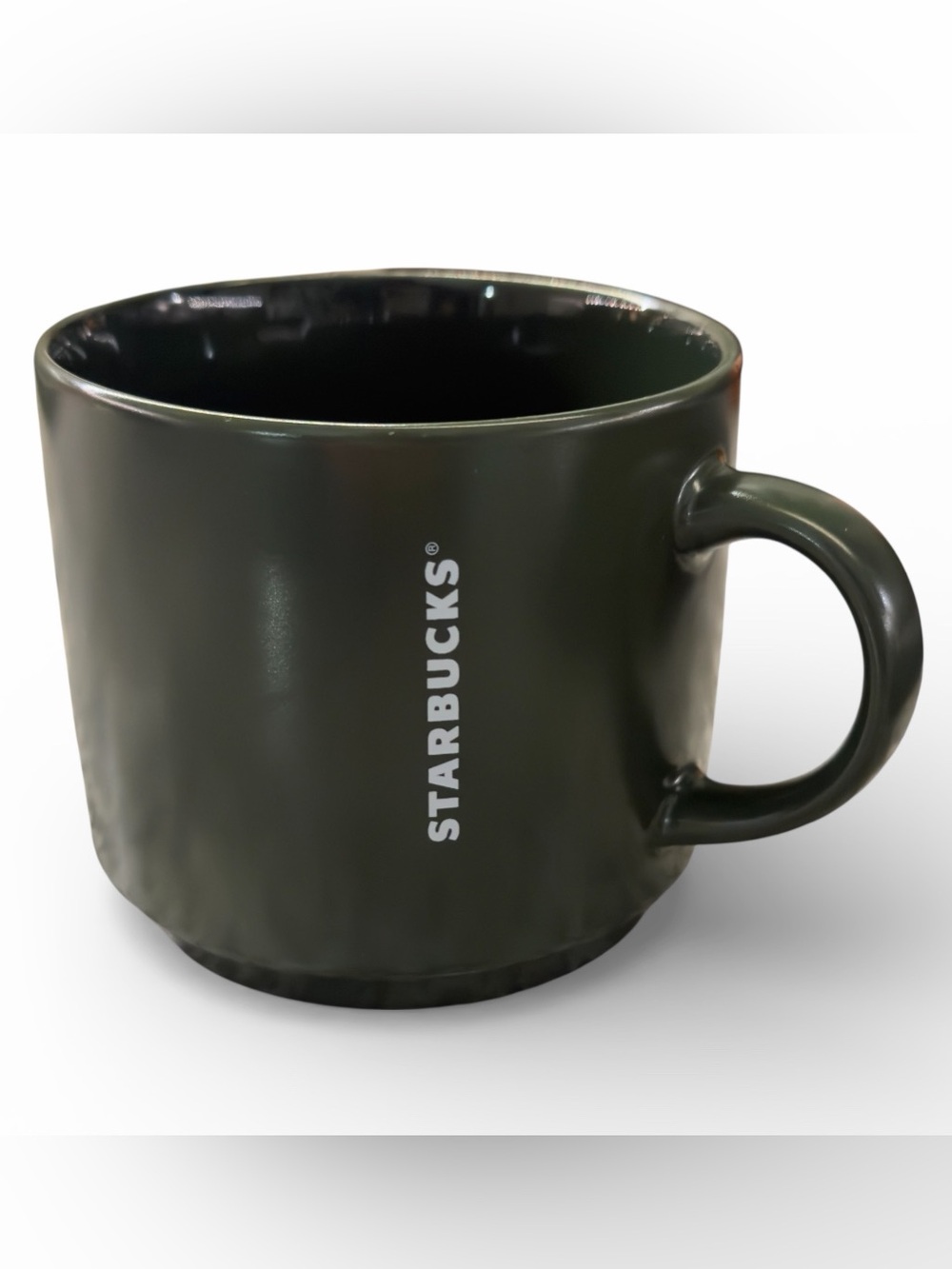 Starbucks Coffee Cup/Mug 15oz 2025
Solid Dark Green Classic White Lettering
NWOT